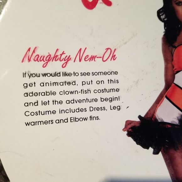 DELICOUS SEXYWEAR NAUGHTY NEMO COSTUME MEDIUM LARGE - Picture 2 of 4